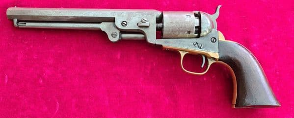 A rare Civil war era Colt model 1861 Navy .36  Percussion revolver. Manufactured in 1861. Ref 3832
